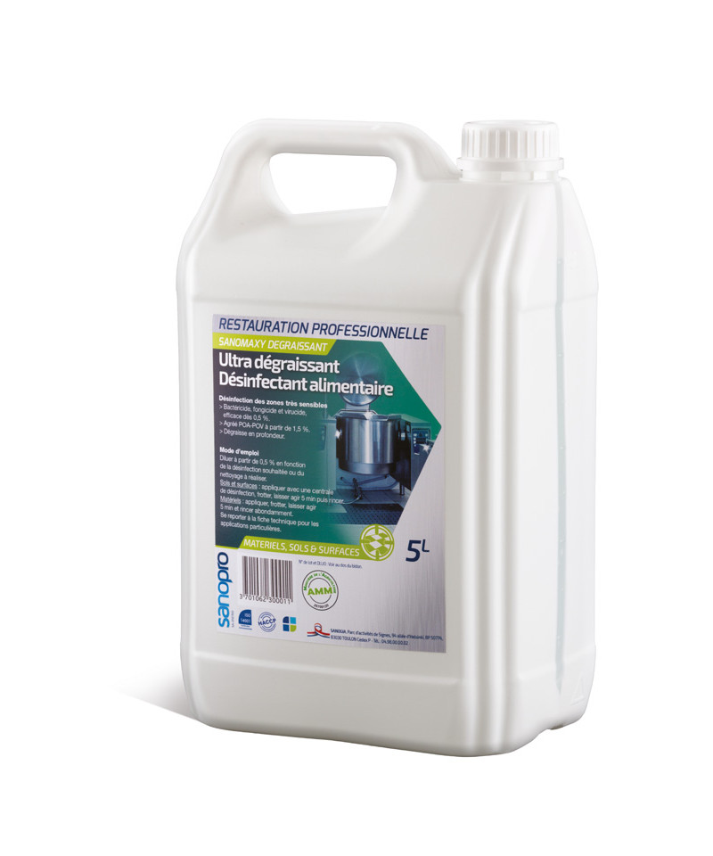 SANOMAXY DEGRAISSANT - 5L SANOMAXY DEGRAISSANT - 5L