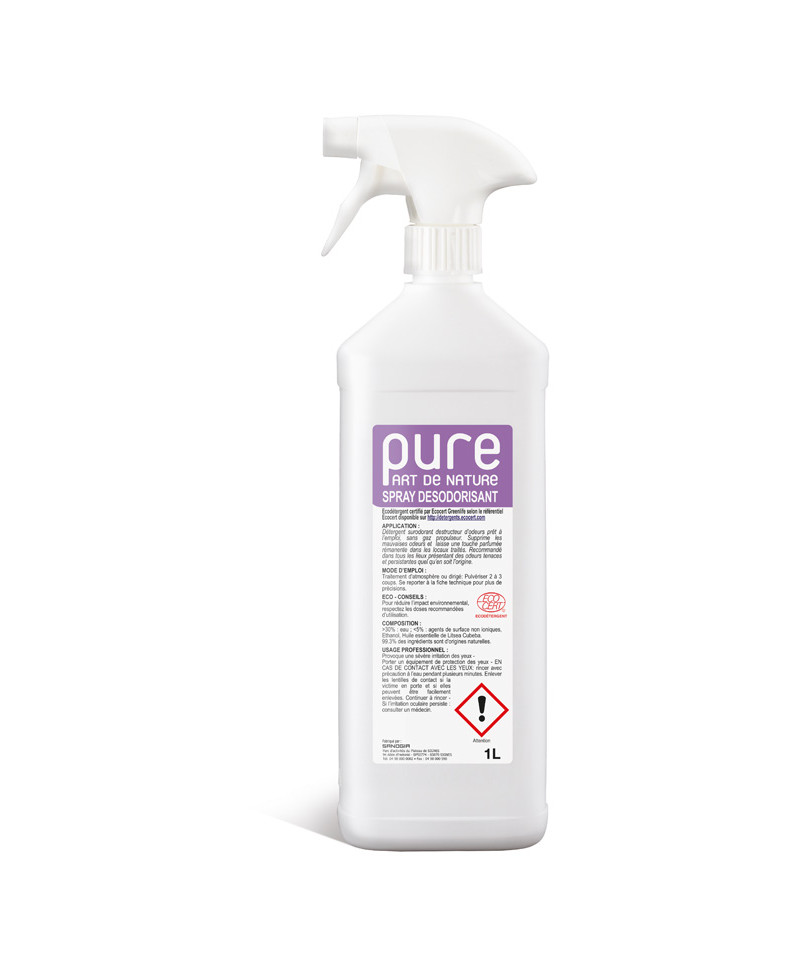 SPRAY DESODORISANT ECOCERT - 1L