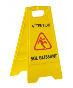 PANNEAU "ATTENTION SOL GLISSANT"