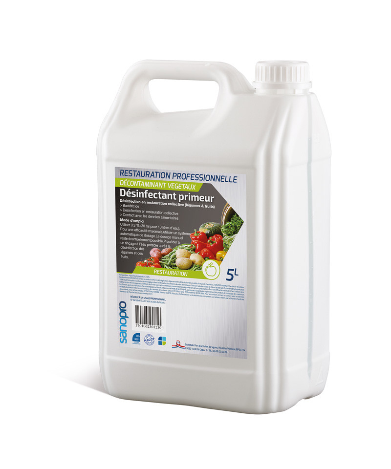 DECONTAMINANT VEGETAUX 2,6% - 5L