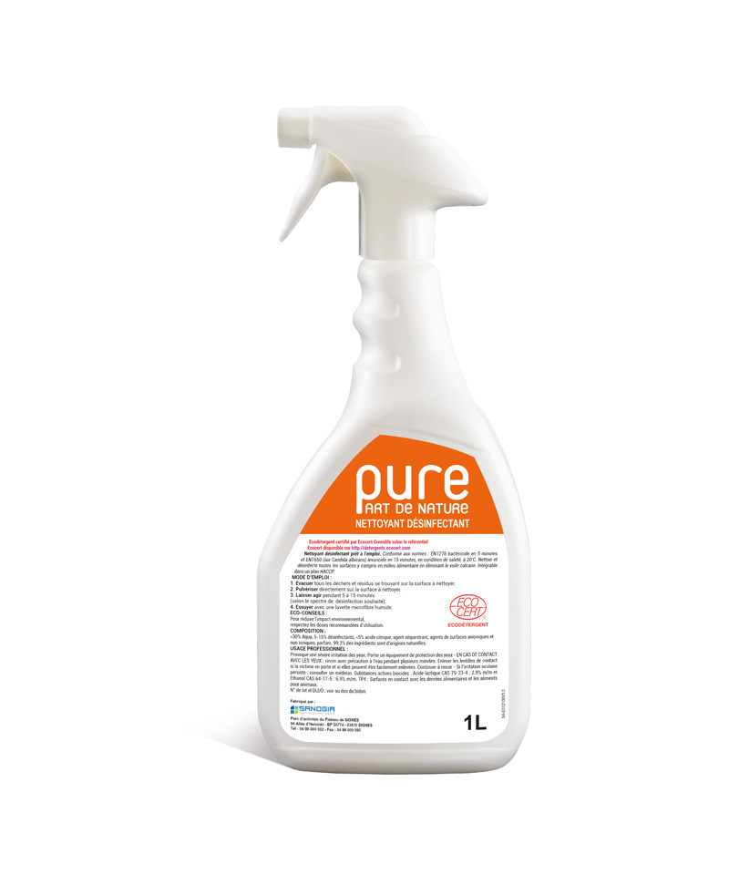 DETERGENT BACTERICIDE ECOCERT - 1L PULVE