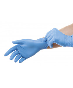 GANTS NITRILE NON POUDRE - Taille L : 8/9 (x100)