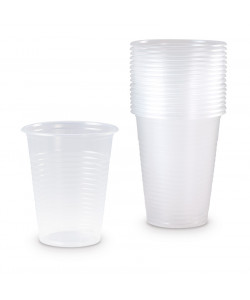 GOBELET PLASTIQUE TRANSPARENT - 20 cl - (x100)