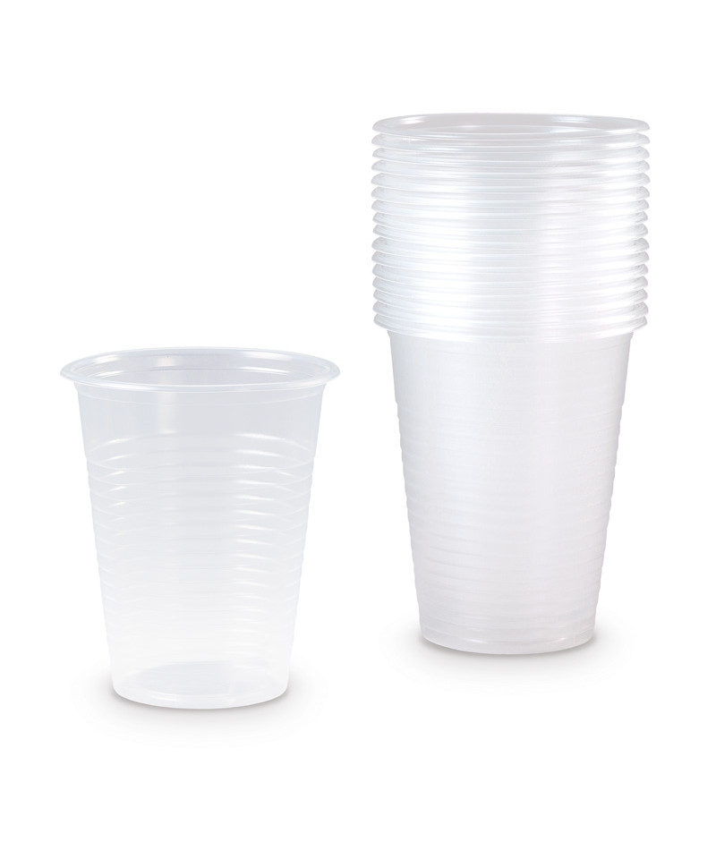 GOBELET PLASTIQUE TRANSPARENT - 20 cl - (x100)