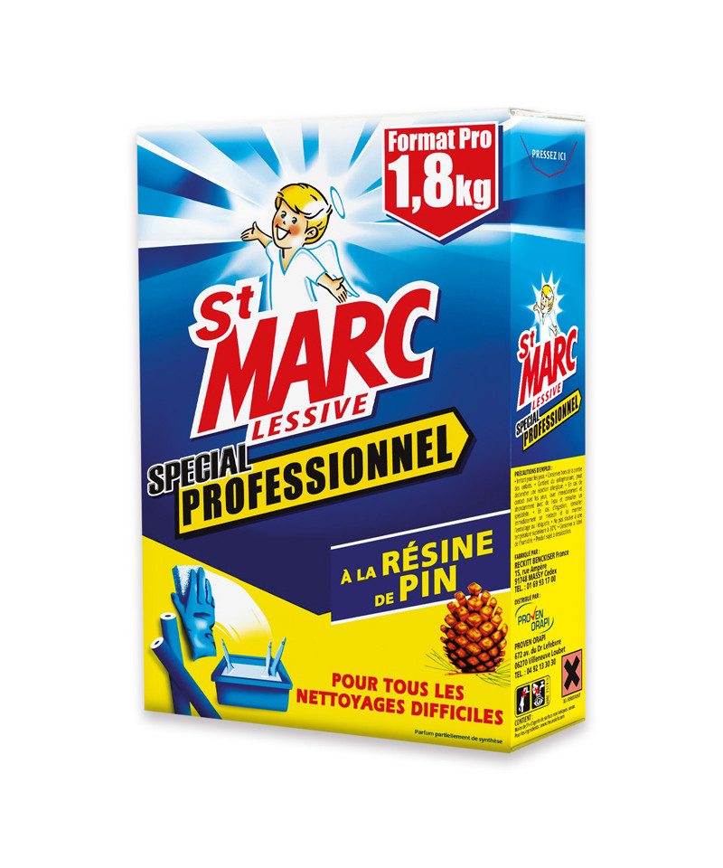 LESSIVE ST MARC A LA RESINE DE PIN - 1,8 Kg