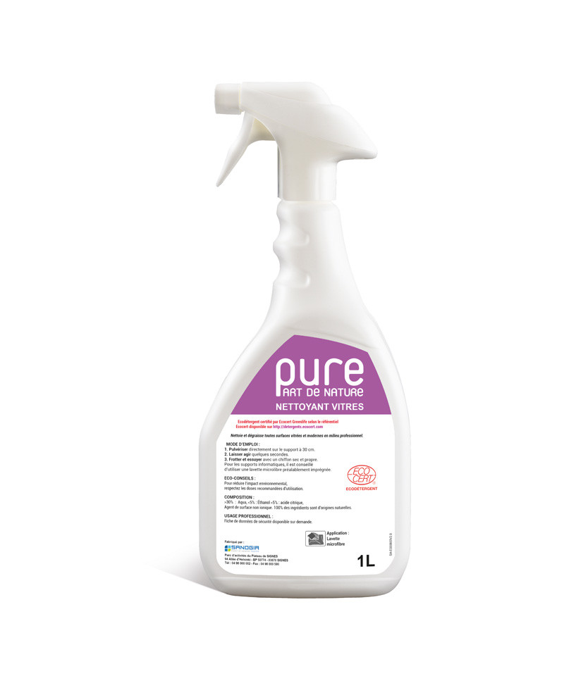 NETTOYANT VITRES ECOCERT - 1L PULVE